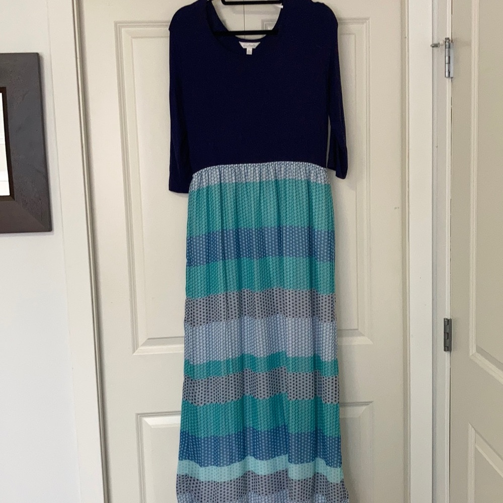 Navy Charming Charlie Maxi Dress